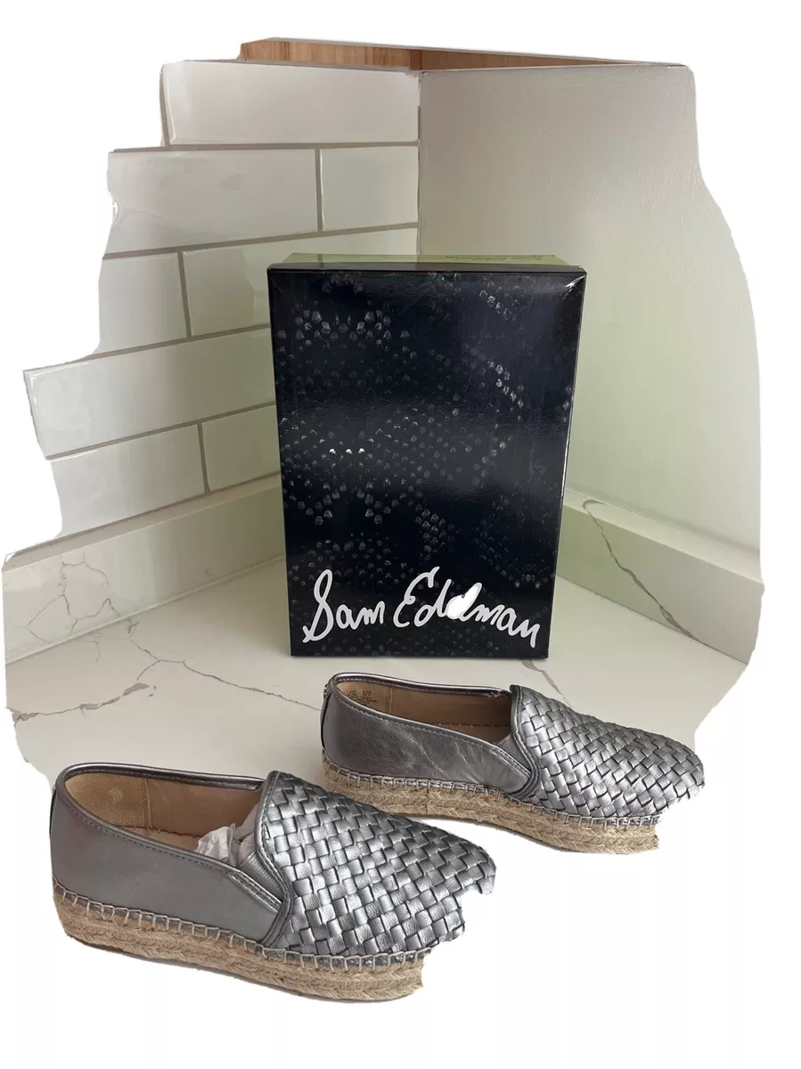 Woven leather shop espadrilles