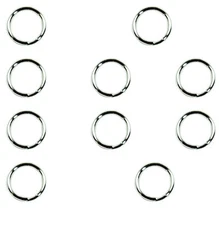 1/2" Heavy Duty Split Key Rings - USA (10 PACK)