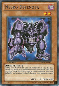 Necro Defender - EXVC-EN004 - Rare - Unlimited Edition x3 - Near Mint
