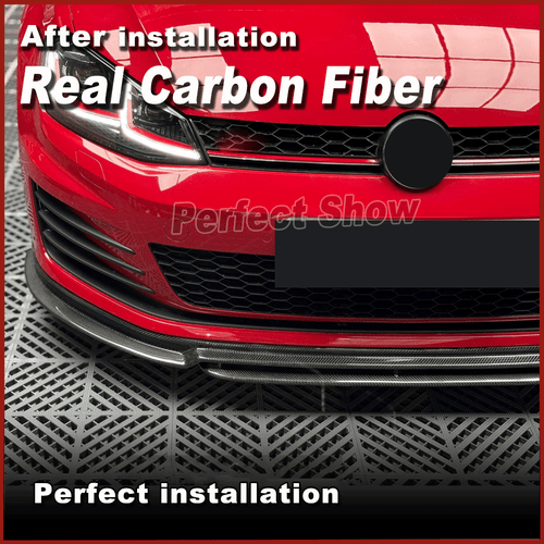 Carbon Frontansatz Frontlippe Spoilerlippe für VW GOLF 7 VII R R-LINE 2014-2017 - Bild 4 von 13