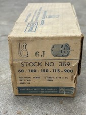 Universal Electric Motor Stock #369 115V 60 HZ 1.0A 900RPM CCWSE