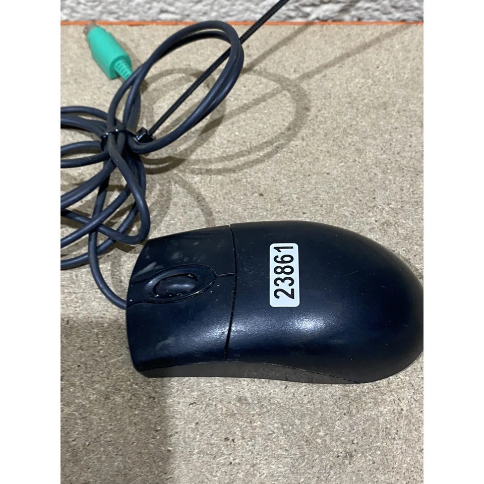 MO42KCA Mechanical Mouse Black Wired PS/2 3-Buttons Scroll Wheel for Desktop PC - Image 2 of 4