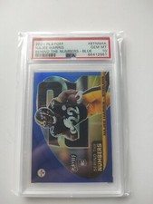 2021 Panini Playoff Najee Harris Behind the Numbers  Blue Prizm #BTN-NHA PSA 10 