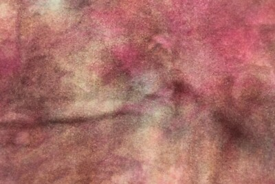 #ad Vintage Corsage pink red HAND DYED RUG HOOKING WOOL Fat 1 8 Spotted Cur $7.99