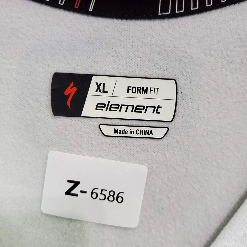 Chaqueta Deportiva para Hombres Specialized XL Logo Negro Forma Ajuste Element Racing Ciclismo Foto 2 de 4