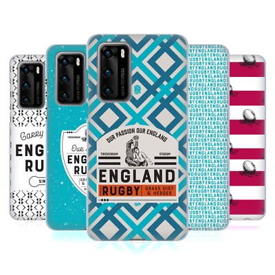 OFFICIAL ENGLAND RUGBY UNION HISTORY SOFT GEL CASE FOR HUAWEI PHONES 4