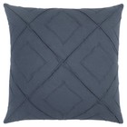 Rizzy Blue Diagonals Rings Loops Contemporary Throw Pillow Geometric T13203