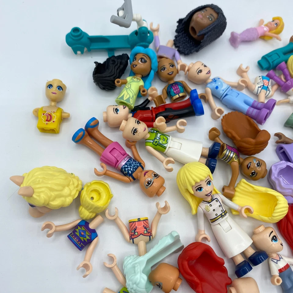 LEGO Friends Minifigures Build Your Own 45 pc Lot with Miss Piggy head - Image 2 of 4