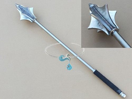 29" KUNG-FU Horse war Six leaf Meteor hammer Stainless Steel Cold weapon #0185 - Picture 16 of 21