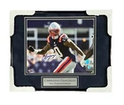 Christian Gonzalez New England Patriots Signed 8x10 Metal Framed 11x14; Beckett
