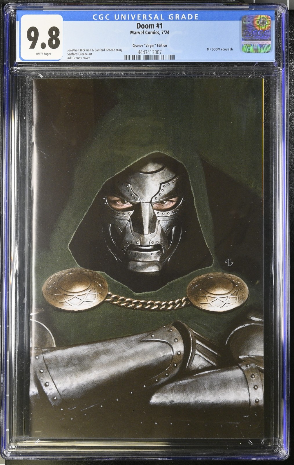 DOOM #1 ヴァリアントエディション Adi Granov Doom #1 (Adi Granov Var) Value - GoCollect