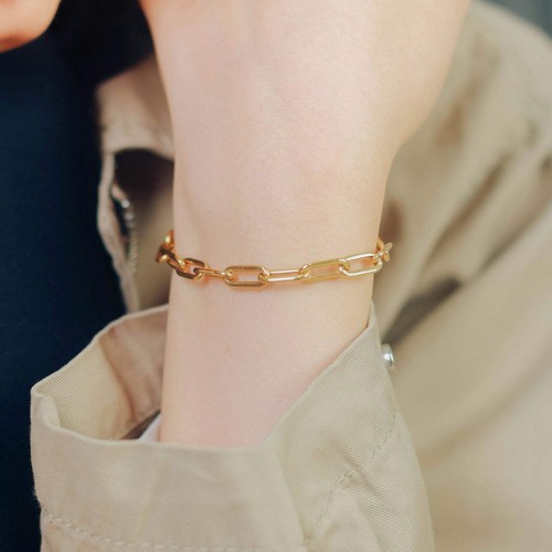 10 Karat Gelbgold Mariner Gliederarmband (1,70 mm) - Bild 6 von 7