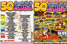 50 GRANDES DE LA CUMBIA USB
