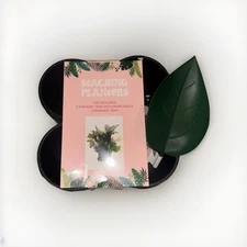 Vertical Stackable Planters Garden Tower Pot & drainage Trey & watering funnel 