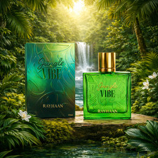 Rayhaan Jungle Vibe Eau De Parfum 100ml / 3.4oz Spray Green Edition  Authentic