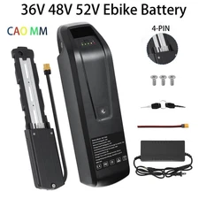 ebike battery 36V 48V 52V 15Ah 20Ah Lithium battery for 0~2000W Electric Bicycle