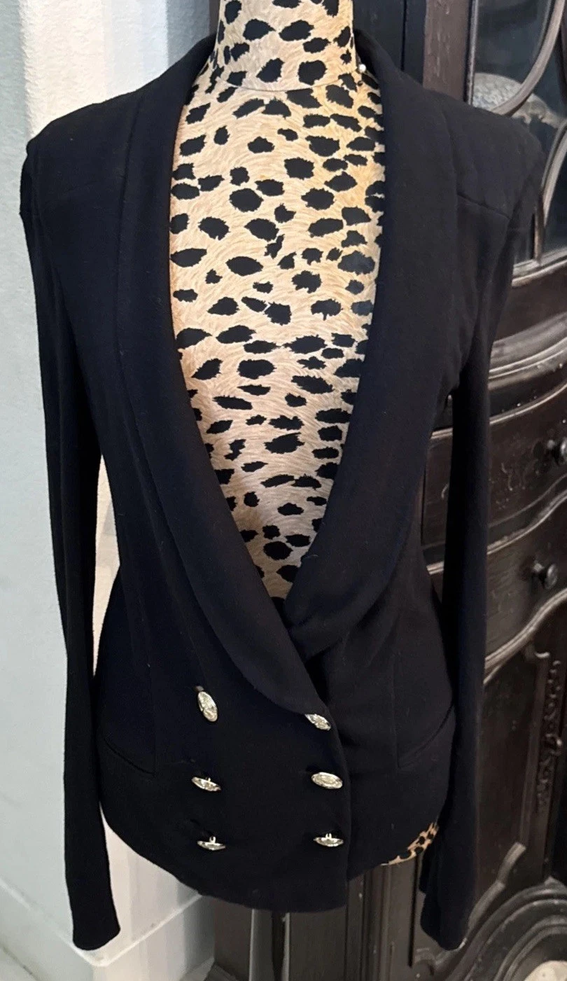 Balmain — Balmain Cardigan Double Breasted Blazer 36