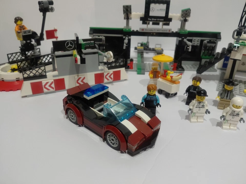 LEGO 75883 Mercedes AMG Petronas Fórmula Uno Team Speed Champions incompleto 80% Foto 3 de 4
