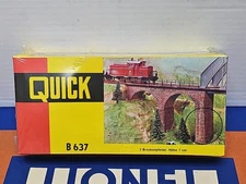 POLA Quick B 637 Single Track Stone  Bridge Model Kit New Sealed. 