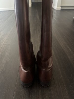 Vintage British or American Officer Semi-Dress Military Riding Boots Size 10 D Vintage British or American Officer Semi-Dress Military  main image 2
