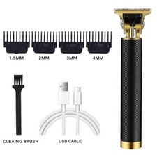 Tondeuse Électrique Cheveux Barbe Homme Poil Chargement Rapide USB Proffessionel