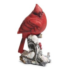RAZ Imports Snowy Cardinal, 5-Inch, Resin, Red