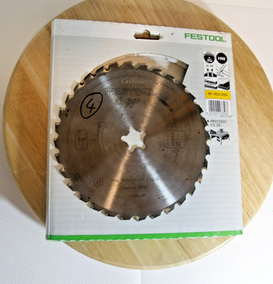 Festool HM Sägeblatt Wechselzahn 48 Querschnitte 492050 Tischzugsäge CS 50EB (4)