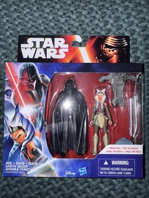 Disney Star Wars Rebels Ahsoka Tano Darth Vader 2-Pack Battle Set Package Wear