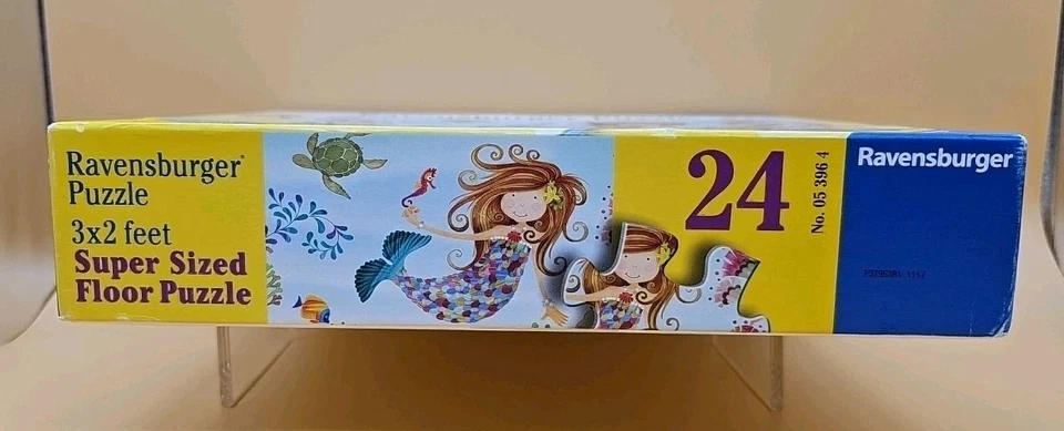Mermaid Ocean Theme 24 Piece Super Sized Floor Puzzle By Ravensburger Ages 3+ - Image 3 of 4
