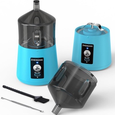 ZHENGHAI Electric Herb Grinder 150W Spice USB-C 30g, Blue 
