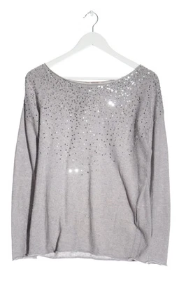 BLOOM Pull tricoté Dames Pull T EU 38 gris clair style décontracté - Photo 1/4