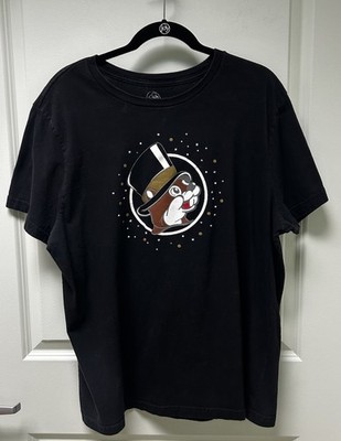 Buc-ee's  Bucees 2025 Happy New Year! Adult Black Tee XL  T-19