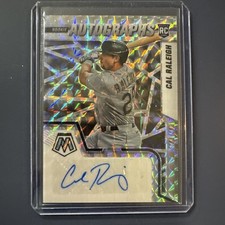 2022 Mosaic Rookie Autographs Cal Raleigh RC Auto seattle  RAM-CR clean!!