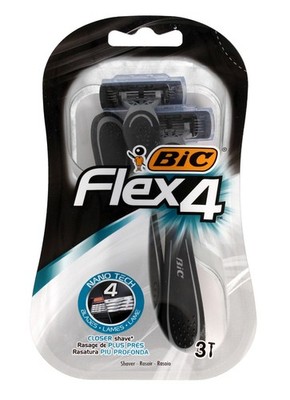 Bic Flex 4 Rasierer, 1 Packung - 3 Stück