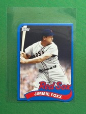 2014 Topps Baseball 1989 Topps Die Cut Minis #TM-22 Jimmie Foxx