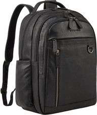 "Eron Zaino Ufficio Uomo Pelle Grande Zaino PC 15.6-16 Pollici Laptop Backpack R