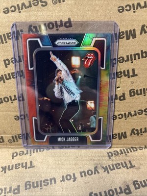 2025 Panini Prizm The Rolling Stones Mick Jagger Tie-Dye /49 #50
