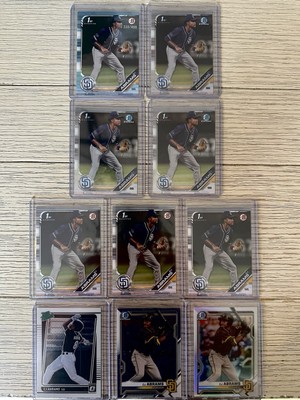 CJ Abrams 1st Bowman BD-85 Teal 238/499, 1 Refractor, 2 Chrome Base, 3 Paper Etc