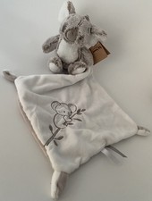 🌟Doudou Plat Mouchoir Simba Toys NICOTOY KOALA beige marron blanc chiné