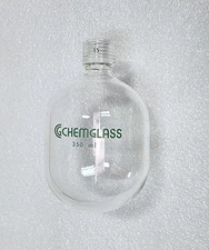 ChemGlass  CG-1880-32  Pressure Vessel, 350mL  Round Bottom, #15 Vessel Only
