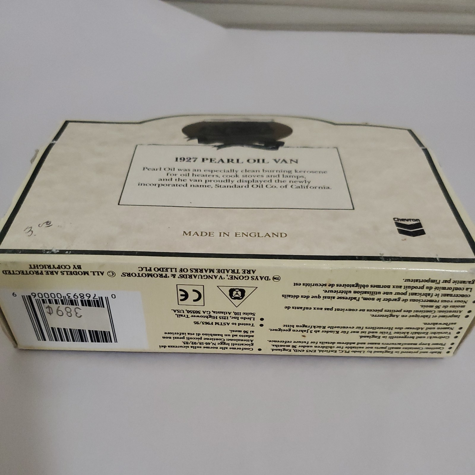 Lledo Days Gone Chevron 1927 PEARL OIL VAN Diecast New Old Stock MIB thumbnail 7