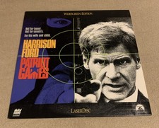 Patriot Games Laserdisc, 1992 WIDESCREEN HARRISON FORD as Jack Ryan GREAT FILM