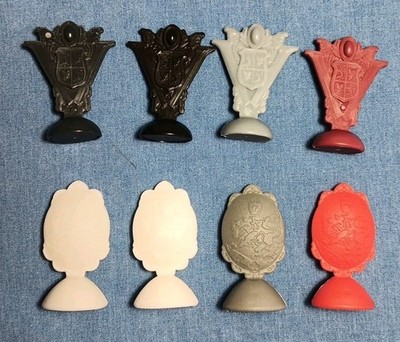 Twilight Saga Eclipse Board Game Replacement Cullen & Volturi Crest Pieces Parts
