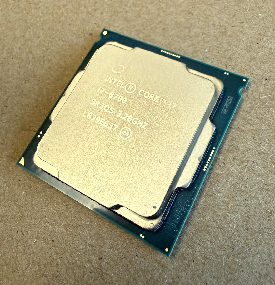 Intel Computer Processors (CPUs Intel Core i7-8700 Processor Model