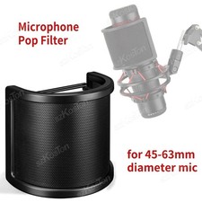 Professional Microphone Filter / Pop Shield - 360  Flexible  Duel Layered NEW