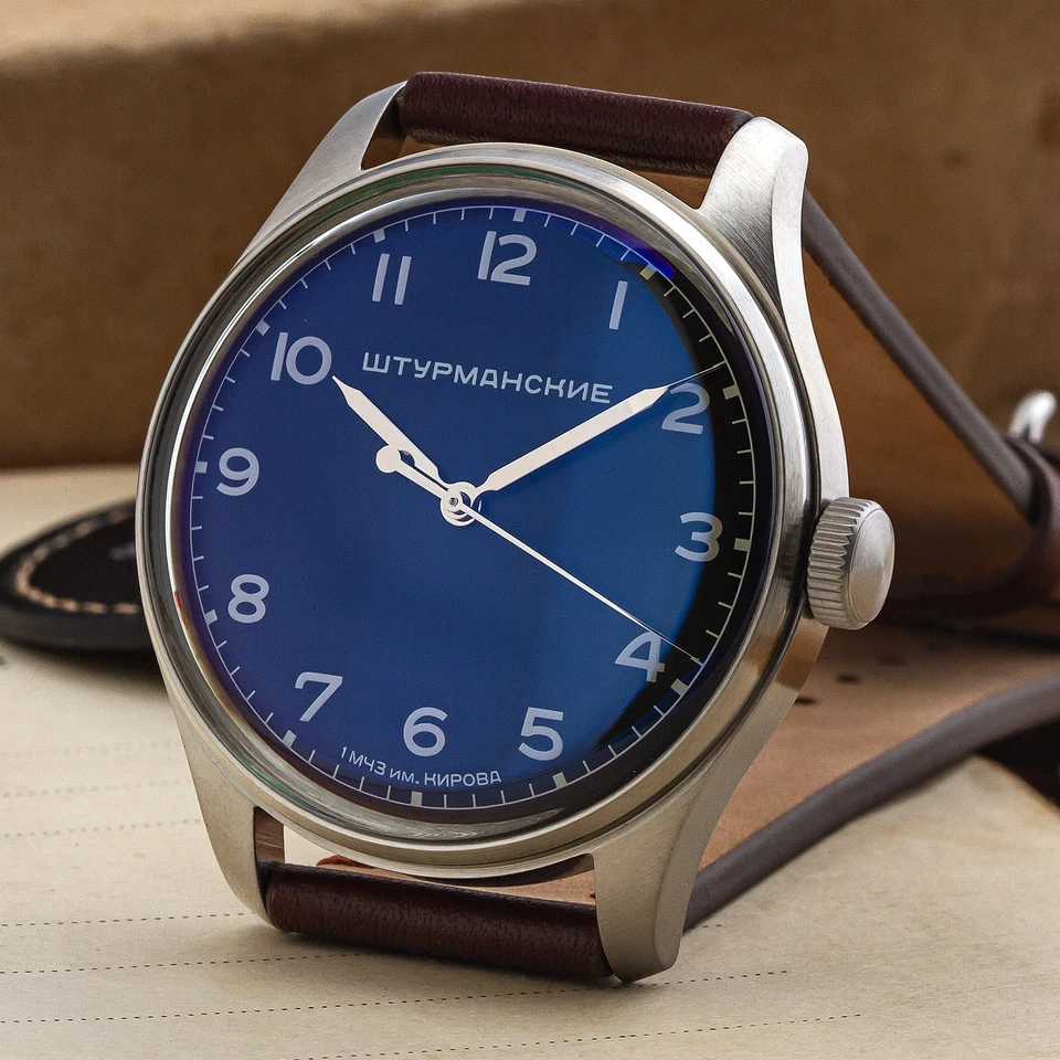 Sturmanskie Gagarin Klassik 40 mm Poljot 2609 Handaufzug Minimalismus Bauhaus - Bild 2 von 4