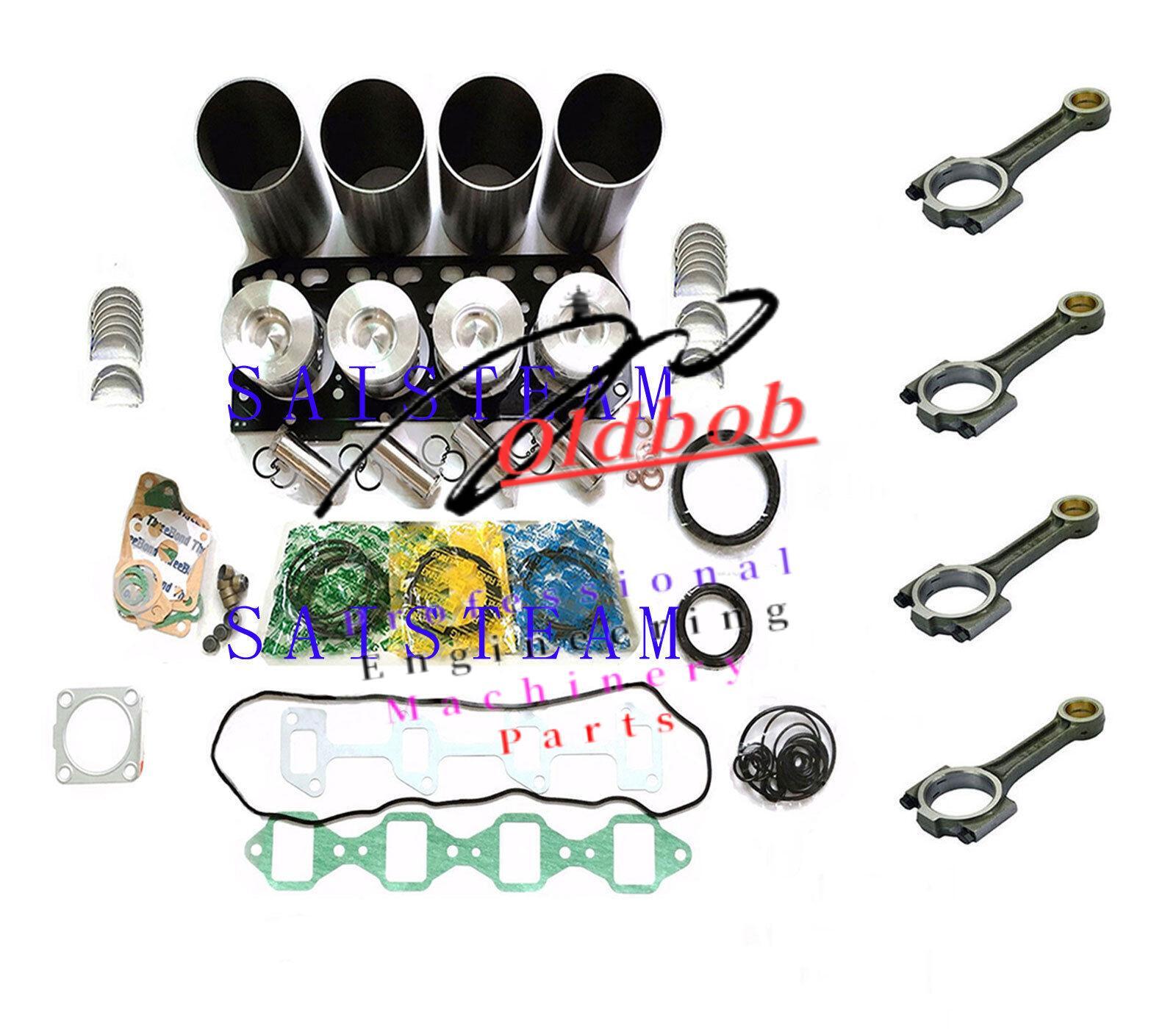 4TNV98 New Piston Ring Head Gasket Main Bearing Connecting Rod Sleeve For Yanmar