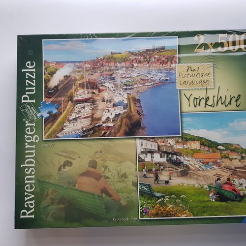 Whitby Runswick Bay Yorkshire jigsaw puzzles 2x 500pc Ravensburger NEW sealed - Picture 4 of 17