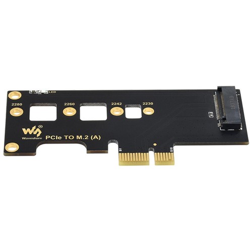 CM4 PCIe to M.2 Adapter Card Hard Drive for NVME M.2 SSD + LED Light For RPI CM4 - Afbeelding 6 van 11