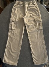 The Children's Place Boys' Adjustable Pull on Cargo Pants Size 12 - COLOR FLAX